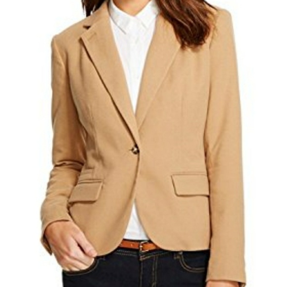 Merona Jackets & Blazers - Merona Tailored Tan Blazer